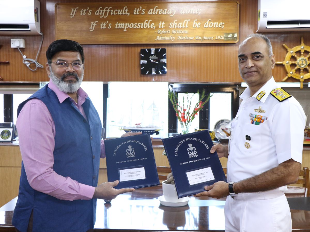 Indian Navy signs MoU with Indian institute of Science, Bengaluru